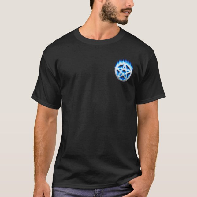 Camiseta Pentagram de la llama del gas (Anverso)