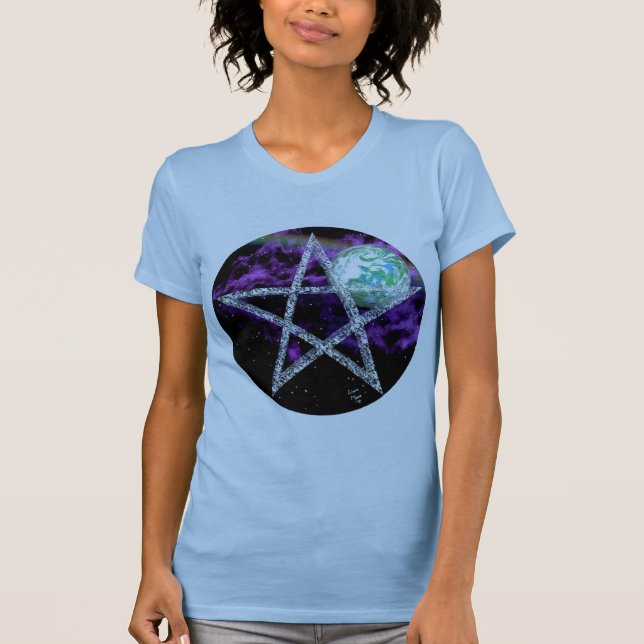 Camiseta Pentagram de la tierra (Anverso)