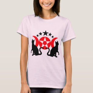 Camiseta Pentagram de los gatos