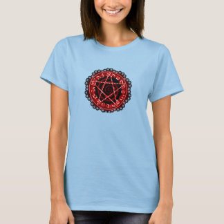 CAMISETA PENTAGRAM RED LACE