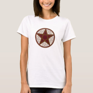 Camiseta Pentagram, Tri-Quatra y mujeres de Knot-1 celta T-