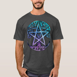 Camiseta Pentagram Wicca Wiccan Pagan Gift