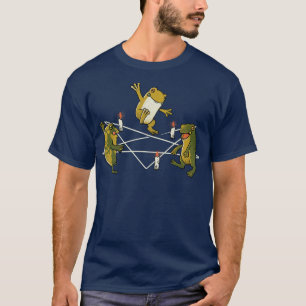 Camiseta Pentagrama de rana bailando de Tobe Fonseca