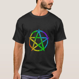 Camiseta Pentagrama del arcoiris LGBT para el informe de br