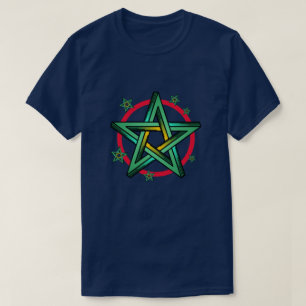CAMISETA PENTAGRAMA VERDE PERSONALIZABLE