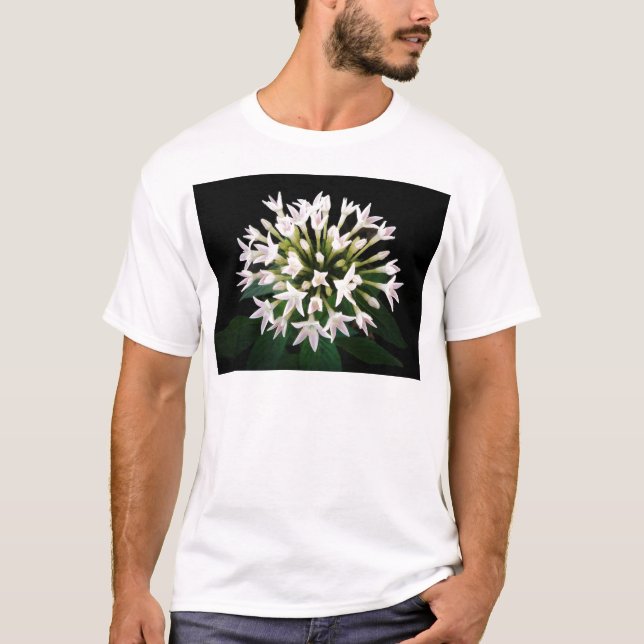 Camiseta Pentas blancas (Anverso)