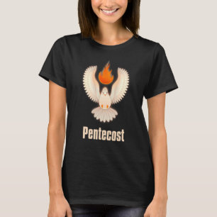 Camiseta Pentecostés Doves Lenguas De La Llama De Fuego Act
