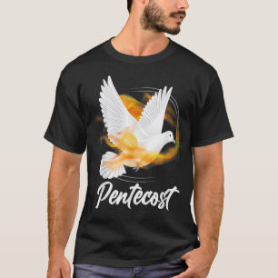 Camiseta Pentecostés palomas prenden fuego al gato del Espí