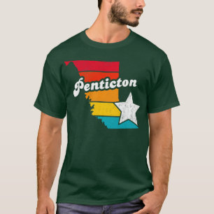 Camiseta Penticton British Columbia Canada Vintage Distress