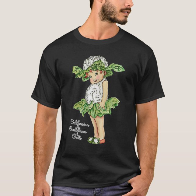 Camiseta Peo de planta vegetal Cutie Cutie Cauliflower cali (Anverso)