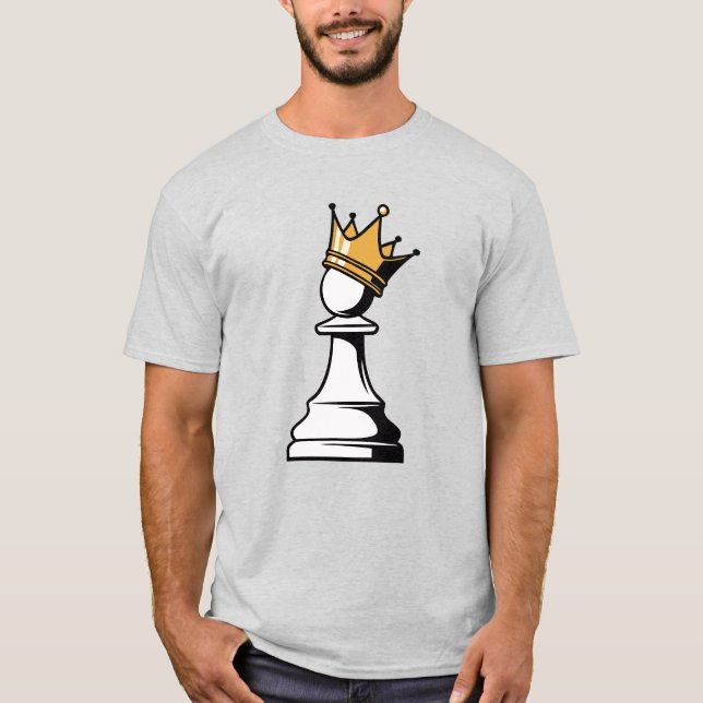 Camiseta peón con una corona (Anverso)