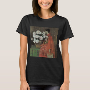 Camiseta Peonies de William Merritt Chase, Bella Artes de V