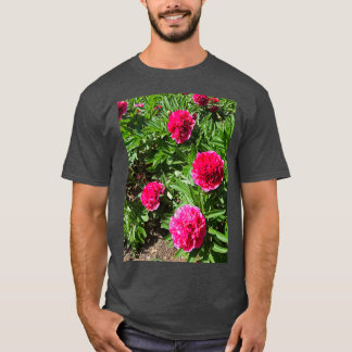 Camiseta Peonies rosados