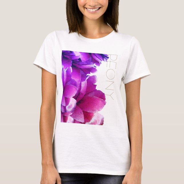 CAMISETA PEONY ROSADO (Anverso)