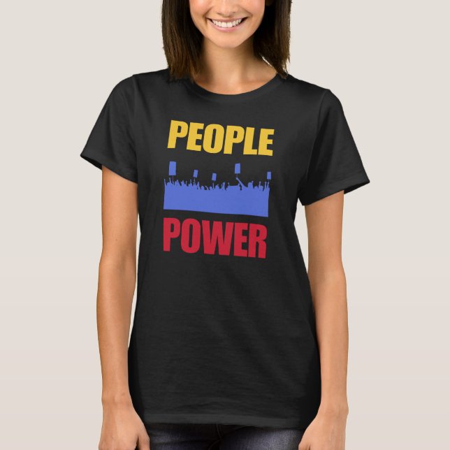 Camiseta People Power Impeach Marcos Corruption Protest Tee (Anverso)