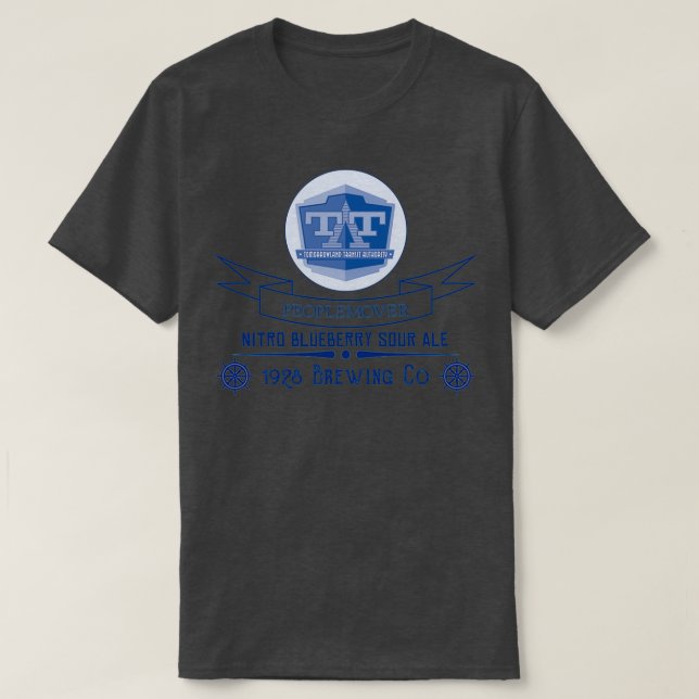 Camiseta Peoplemover Blueberry Sour Ale Classique (Diseño del anverso)