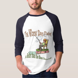 Camiseta Peor Día de Pesca