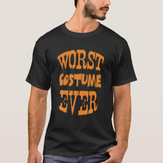 Camiseta Peor disfraz Fiesta de parodias de Halloween