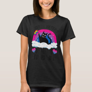 Camiseta Peor Hetero Y Yo Apoyamos La Bandera Bisexual B De