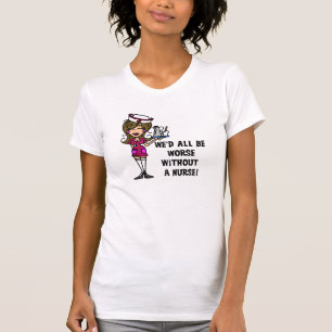 Camiseta Peor sin enfermero