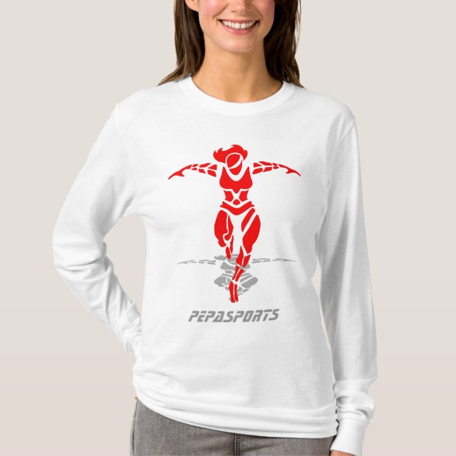 Camiseta PEPAGear - logotipo del StrongWoman - sudadera con (Anverso)