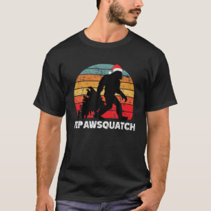 Camiseta Pepawsquatch Bigfoot Sasquatch Santa Claus Christm