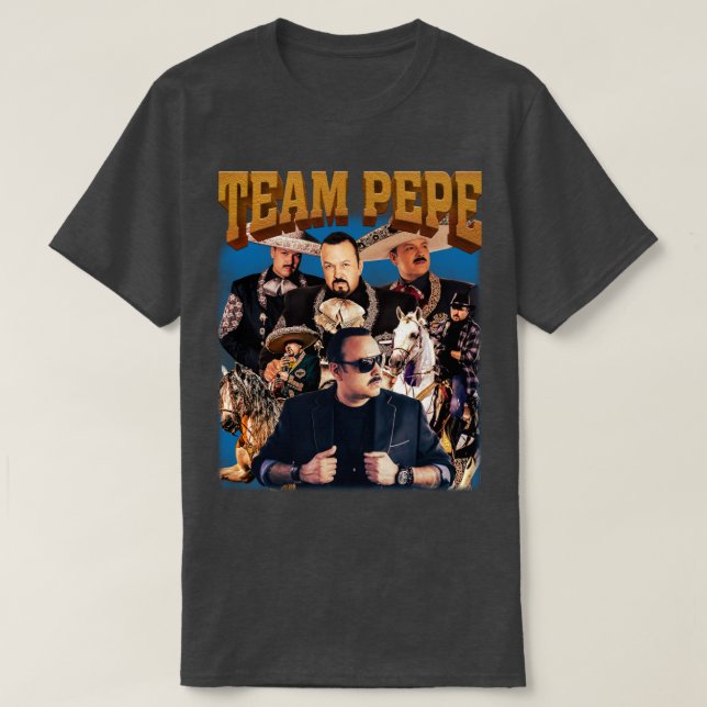 Camiseta Pepe Aguilar Team Pepe Retro Style (Diseño del anverso)