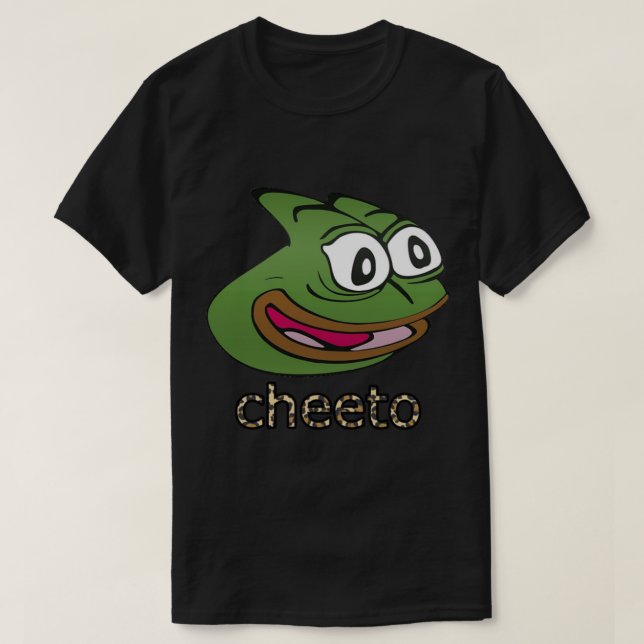 Camiseta Pepega cheeto (xQc)   (Diseño del anverso)