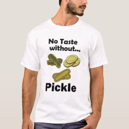 Camiseta Pepinillos De Pepino Sin Sabor Sin Fiesta De Pepin