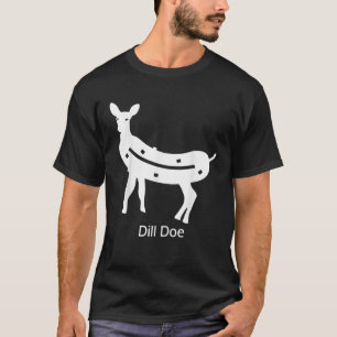 Camiseta Pepinillos divertidos de reno travieso Dill Doe D