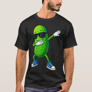Camiseta Pepino bailarín divertido amante del pepinillo