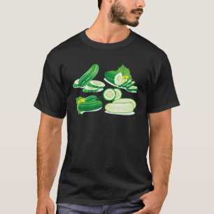 Camiseta Pepino nutricionista para dietista y vegano 1