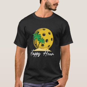 Camiseta Pepino Pelota Palma Feliz Hora Pickleball Hombres
