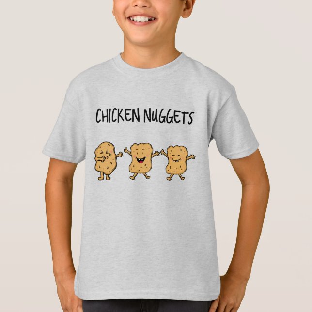 Camiseta Pepitas de pollo divertidas (Anverso)