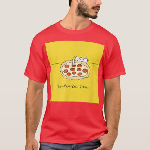 Camiseta PepPawRoni Pizza Cat Pepperoni Gracioso Humor Comi