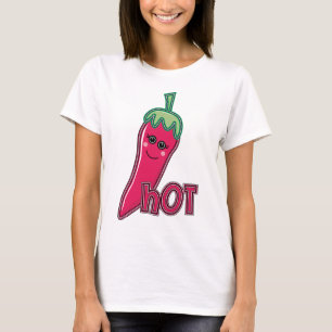 Camiseta Pepper Chili Rosado Caliente