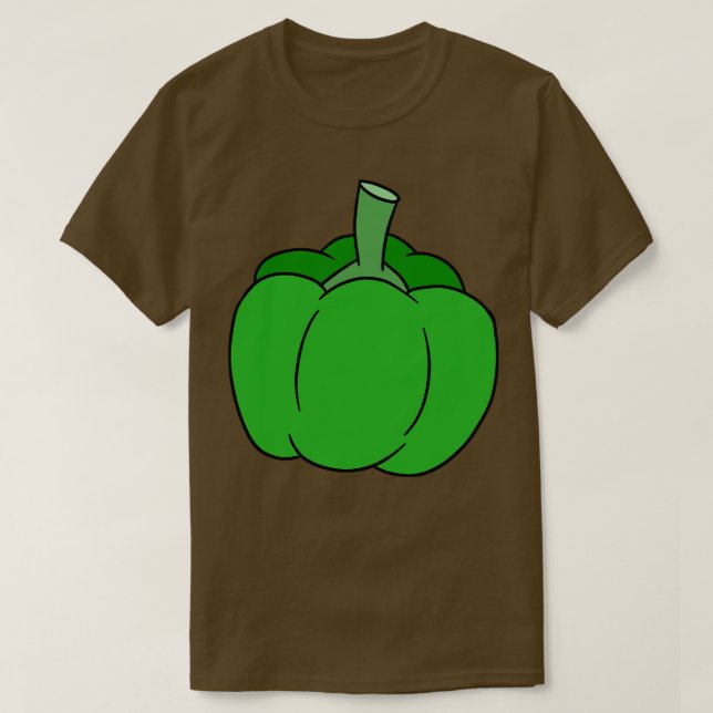 Camiseta Pepper de Campana Verde (Diseño del anverso)