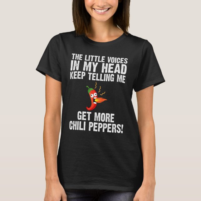 Camiseta Pepper De Chili Para Hombres Las Mujeres Picantes  (Anverso)