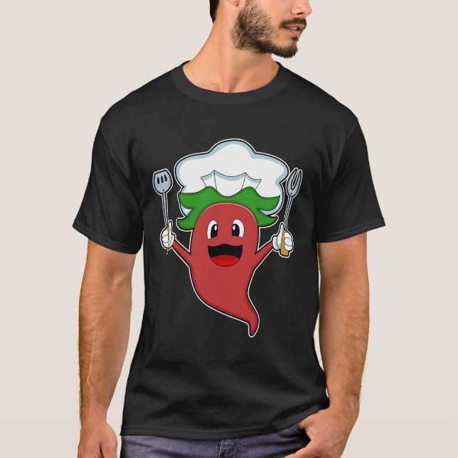 Camiseta Pepper Vegan Cook (Anverso)
