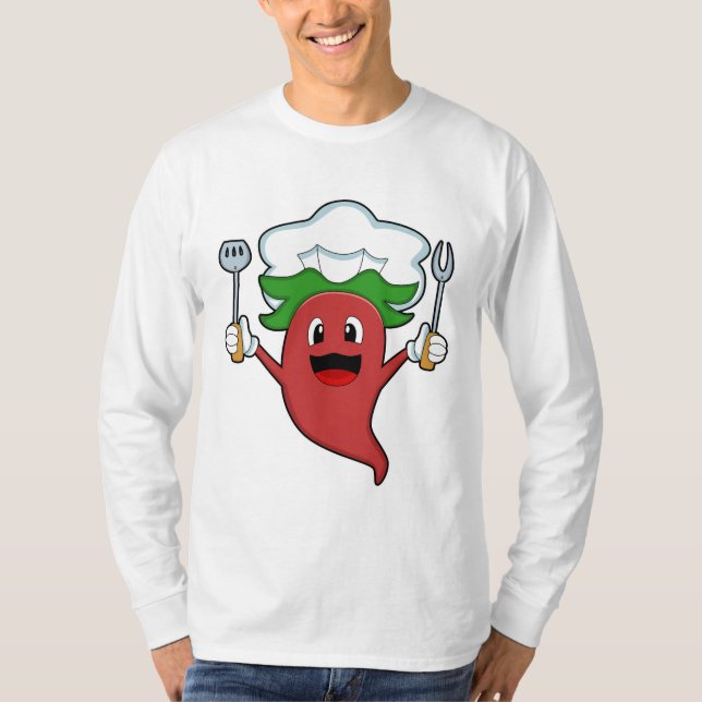 Camiseta Pepper Vegan Cook (Anverso)