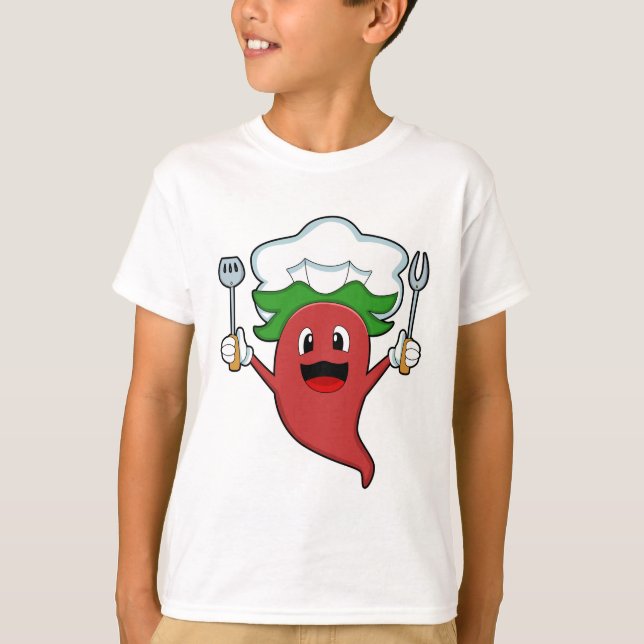 Camiseta Pepper Vegan Cook (Anverso)