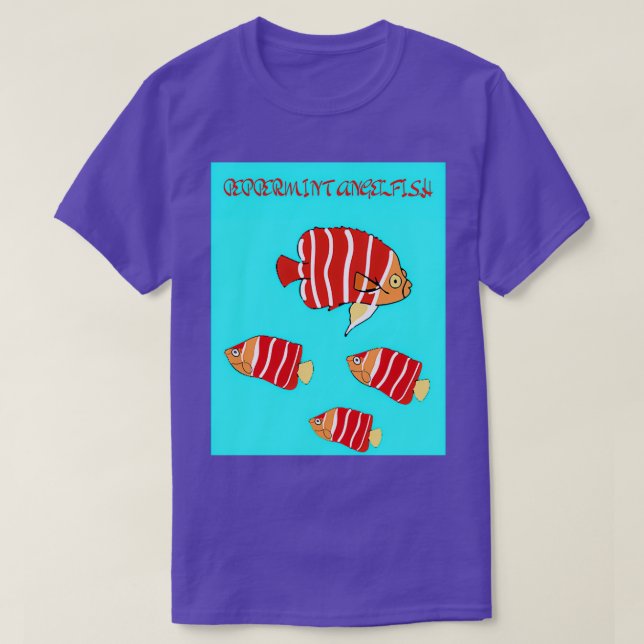 CAMISETA PEPPERMINT ANGLEFISH (Diseño del anverso)