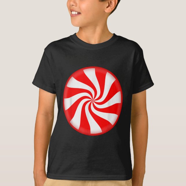 Camiseta Peppermint Candy Christmas  (Anverso)