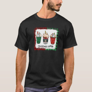 Camiseta Peppermint Iced Latte Snowmen Sweet Snow Christma
