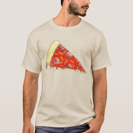 Camiseta Pepperoni Cheese Pizza NYC Slice Tee Shirt