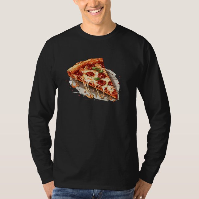 Camiseta Pepperoni Pizza Slice (Anverso)