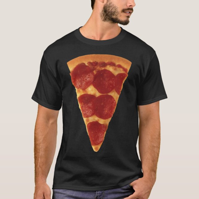 Camiseta Pepperoni Pizza Slice (Anverso)