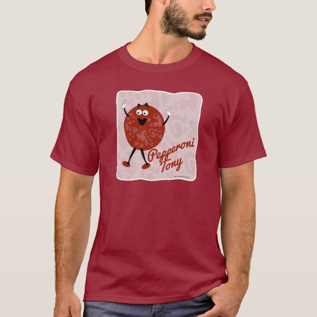 Camiseta Pepperoni Tony (Anverso)