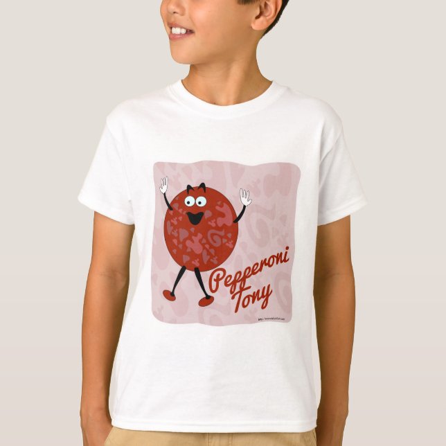 Camiseta Pepperoni Tony (Anverso)