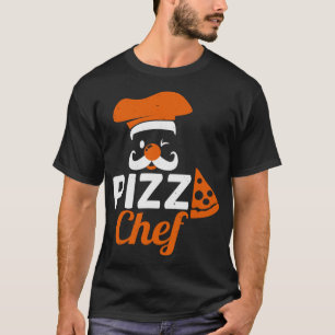 Camiseta Pepperoni y Chef de la pizza de queso